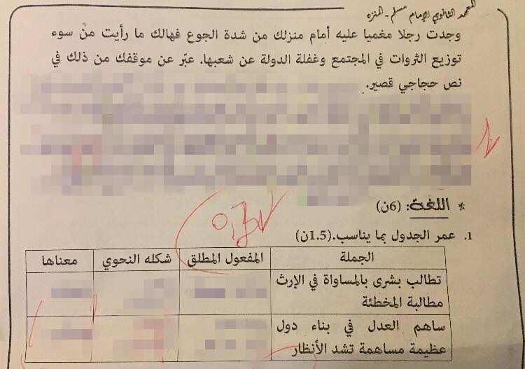 بعد إمتحان الفيزياء، إمتحان في مادة العربية يثير جدلا