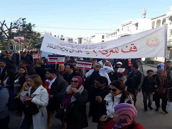 الأساتذة في "يوم غضب"